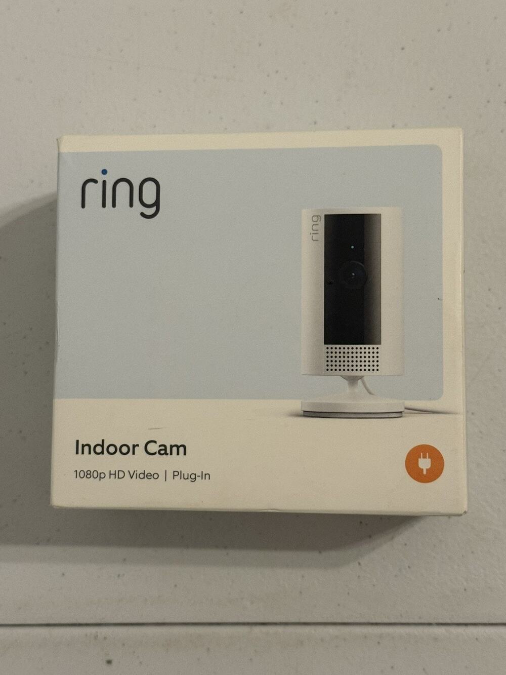 NIB Ring Indoor Cam 2nd Gen (B0B6GLQJMV) Wi-Fi 1080p FHD Indoor Camera - White